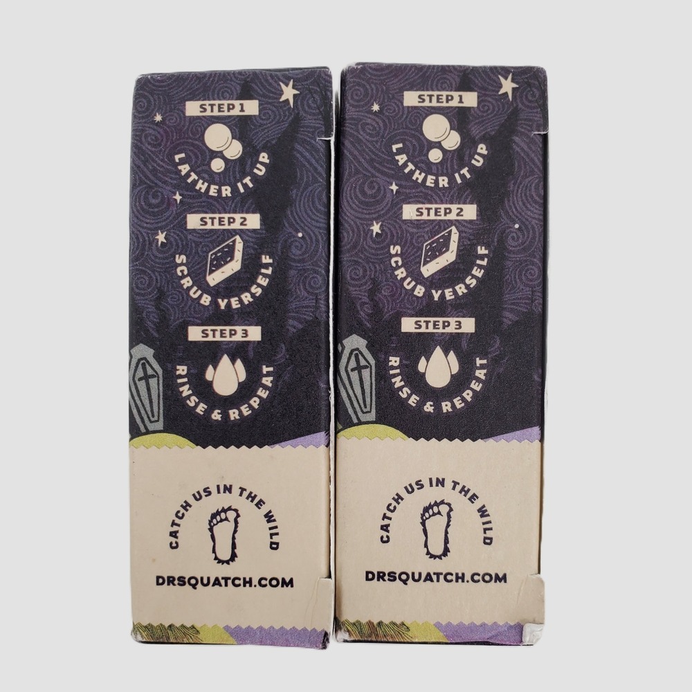 Dr Squatch Skellingtons Suds Nightmare Before Christmas Soap 2 Pack‎ Limited Ed - Picture 10 of 12